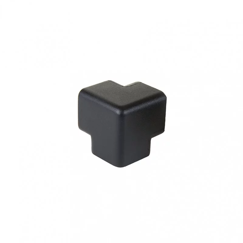 Černá elastická ochrana rohů zdí a stěn Typ H - 6 cm