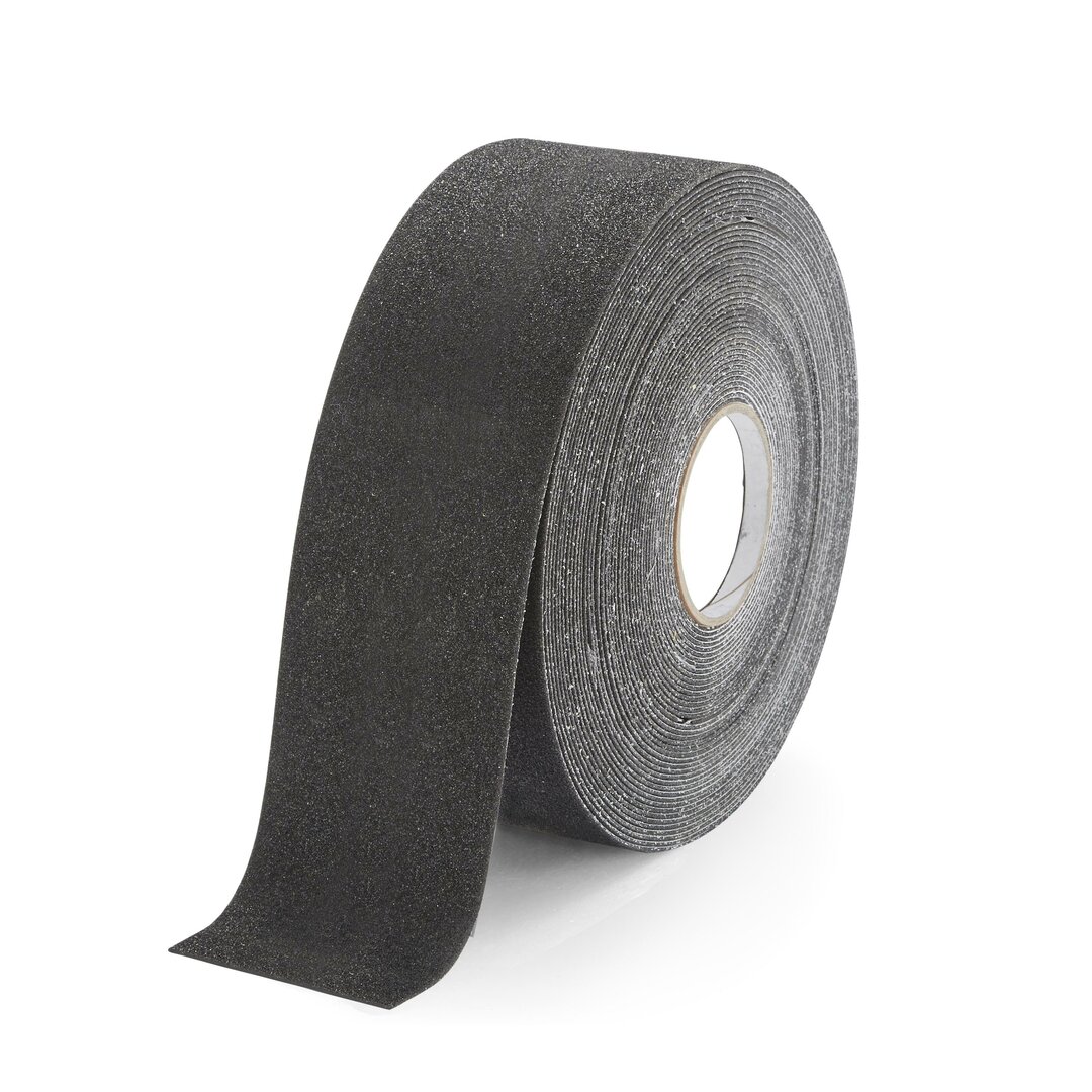 Černá korundová protiskluzová páska FLOMA Extra Thick - 18,3 m x 10 cm a tloušťk