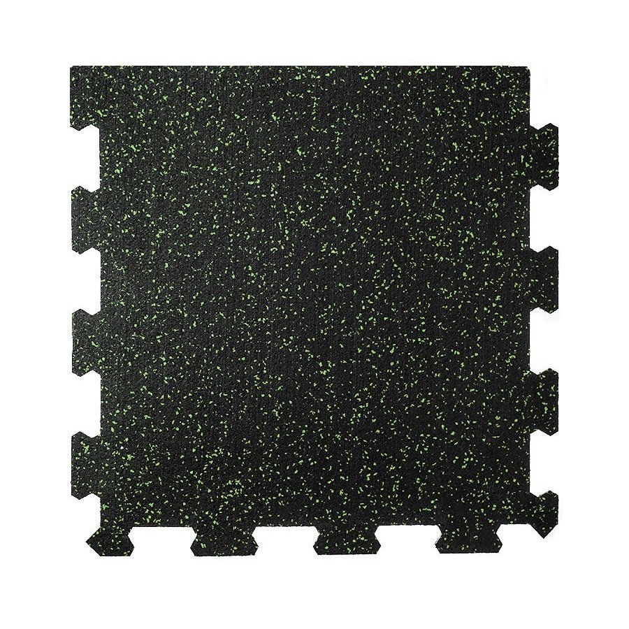 Různobarevná pryžová (10% EPDM PREMIUM) modulární fitness deska (okraj) SF1050, FLOMA - délka 47,8 cm, šířka 47,8 cm a výška 1,6 cm 