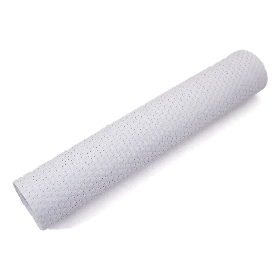 Bílá plastová ratanová stínící rohož "umělý ratan" (role) - 300 x 75 cm