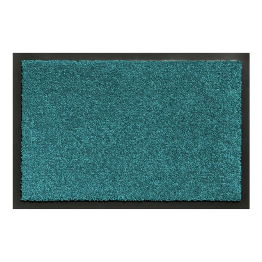 Světle modrá vnitřní čistící vstupní rohož FLOMA Future - 120 x 180 x 0,5 cm