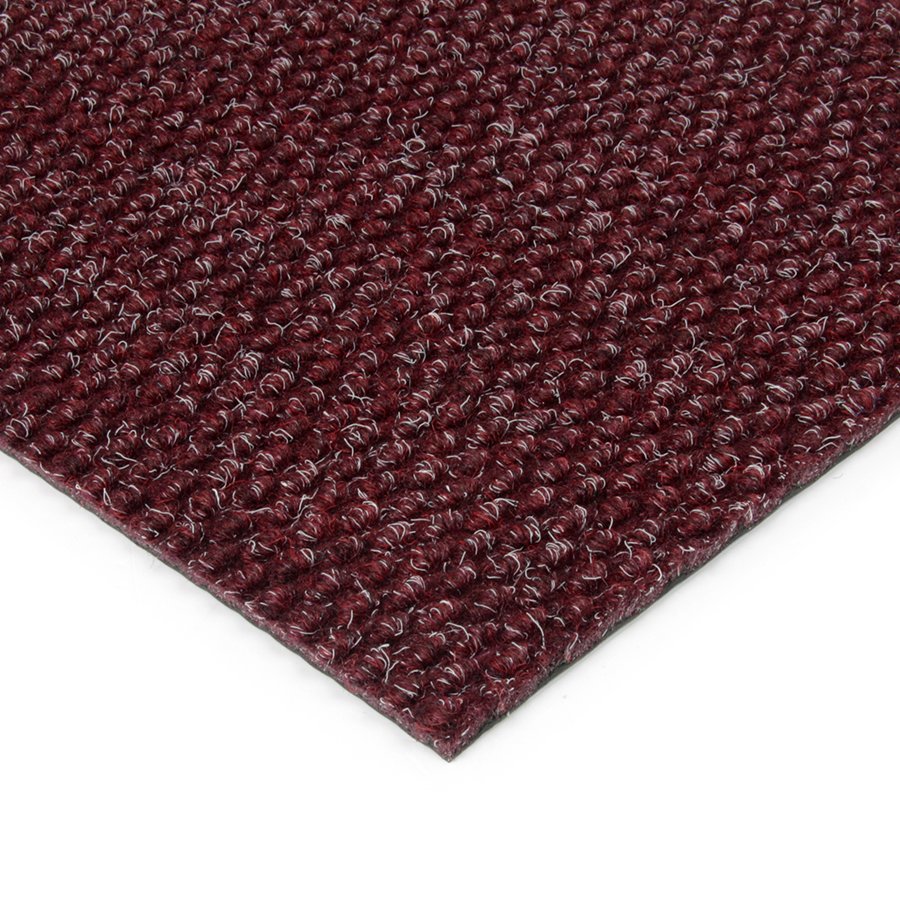 Červená kobercová vnitřní zátěžová čistící zóna Fiona, FLOMA - délka 200 cm, šířka 200 cm a výška 1,1 cm 