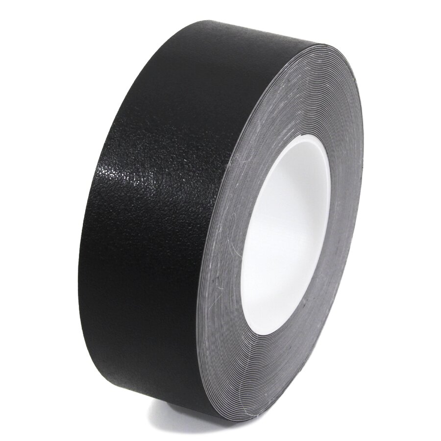 Černá plastová voděodolná protiskluzová páska FLOMA Resilient Standard - 18,3 m