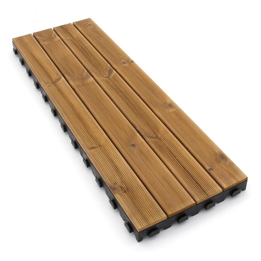 Dřevěná terasová dlažba Linea Combi-Wood - 40 x 118 x 6,5 cm
