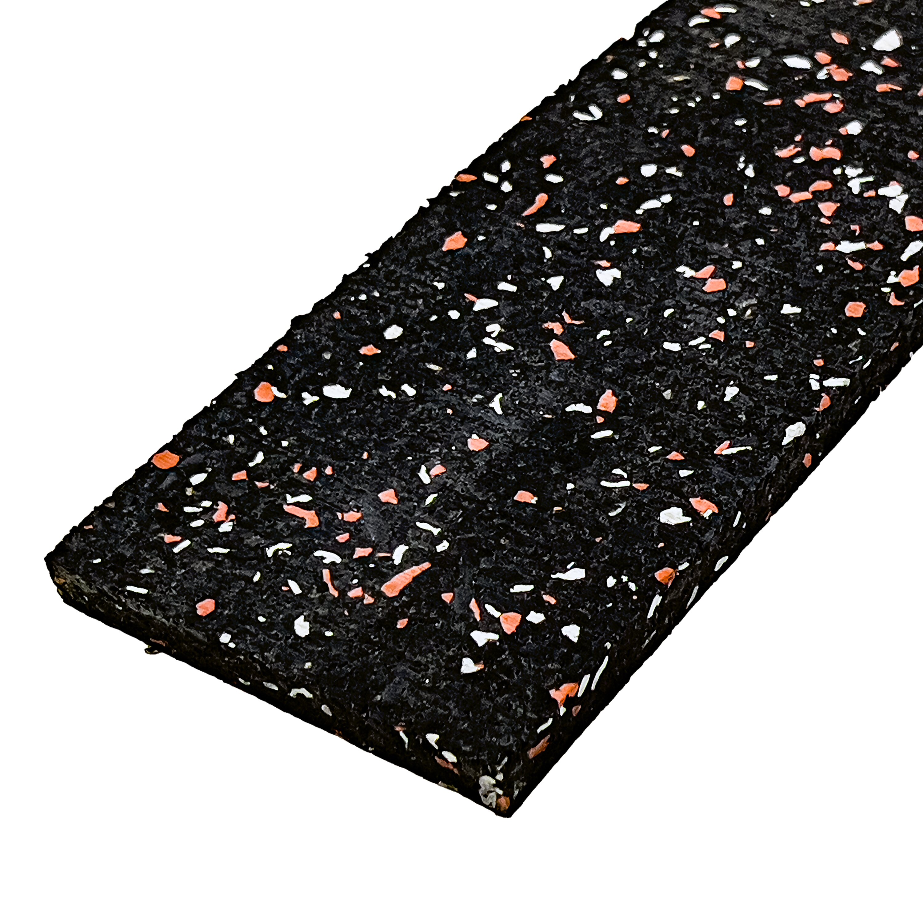 Černo-bílo-červená gumová soklová podlahová lišta FLOMA FitFlo IceFlo - 200 x 7 x 0,8 cm
