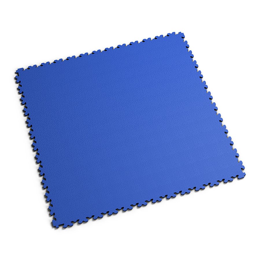 Modrá PVC vinylová zátěžová dlažba Fortelock XL (hadí kůže) - délka 65,3 cm, šířka 65,3 cm, výška 0,4 cm