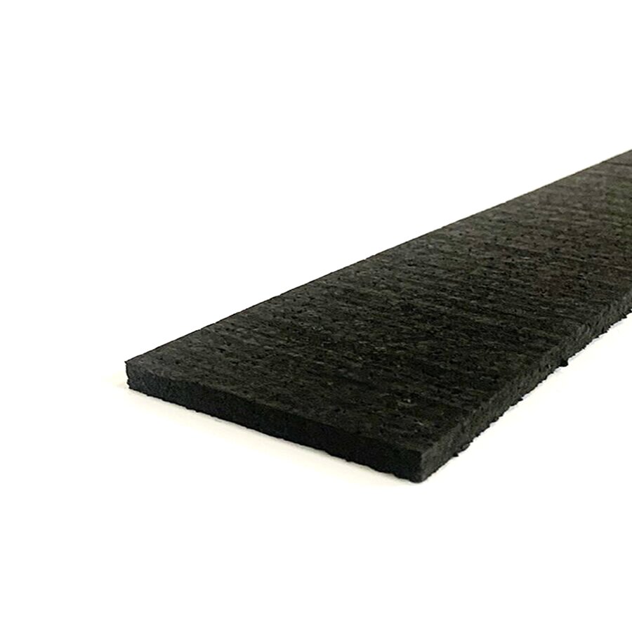 Černá gumová soklová podlahová lišta FLOMA SF1100 IceFlo - 200 x 7 cm a tloušťka