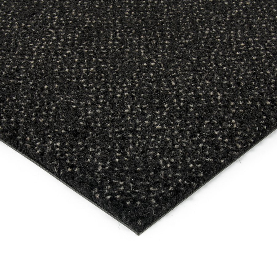 Černá kobercová vnitřní čistící zóna Cleopatra Extra, FLOMA (Bfl-S1) - délka 200 cm, šířka 200 cm a výška 1 cm 