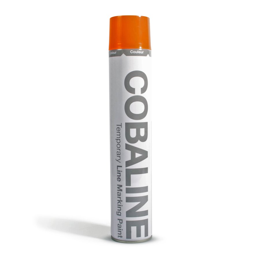 Oranžová rychleschnoucí krátkodobá barva ve spreji - objem 750 ml 
