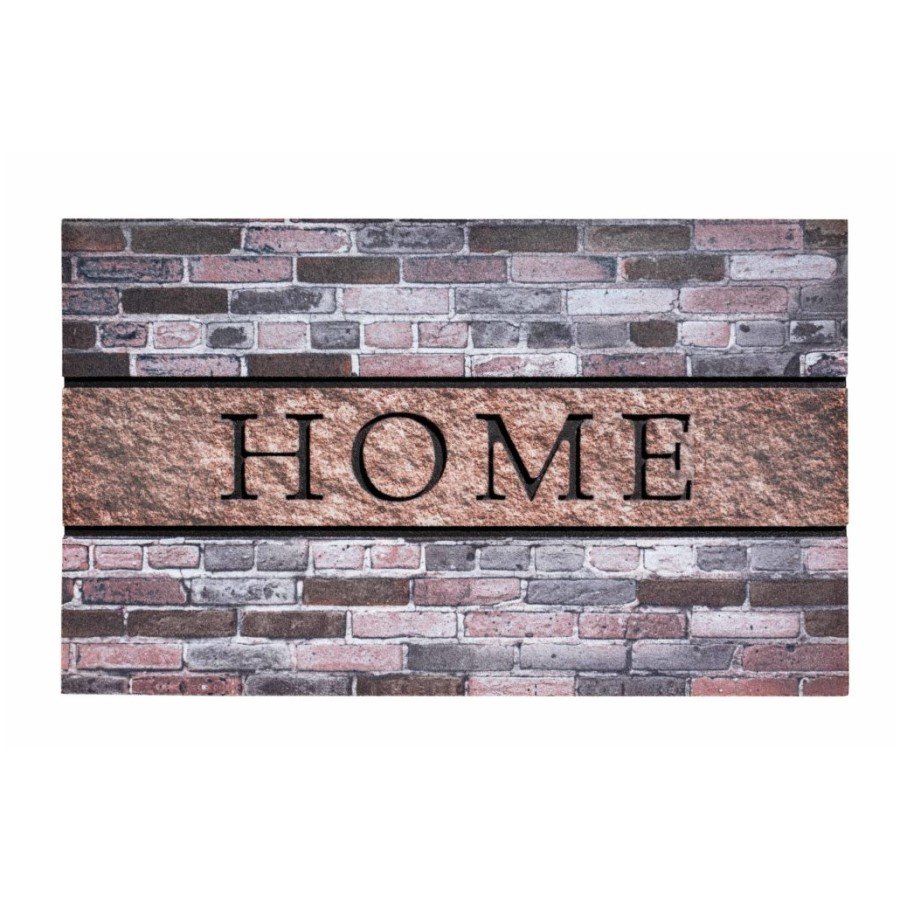 Venkovní čistící vstupní rohož FLOMA Residence Home Bricks - délka 45 cm, šířka
