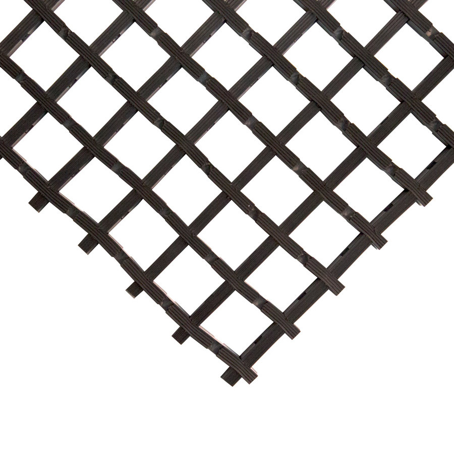 Černá olejivzdorná protiskluzová průmyslová univerzální rohož - 1000 x 60 x 1,2 cm