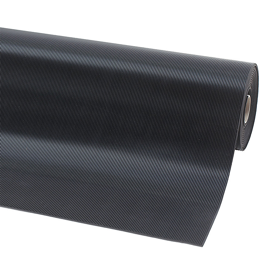 Černá olejivzdorná rohož (role) Rib ‘n’ Roll RS - délka 10 m, šířka 100 cm, výška 0,3 cm