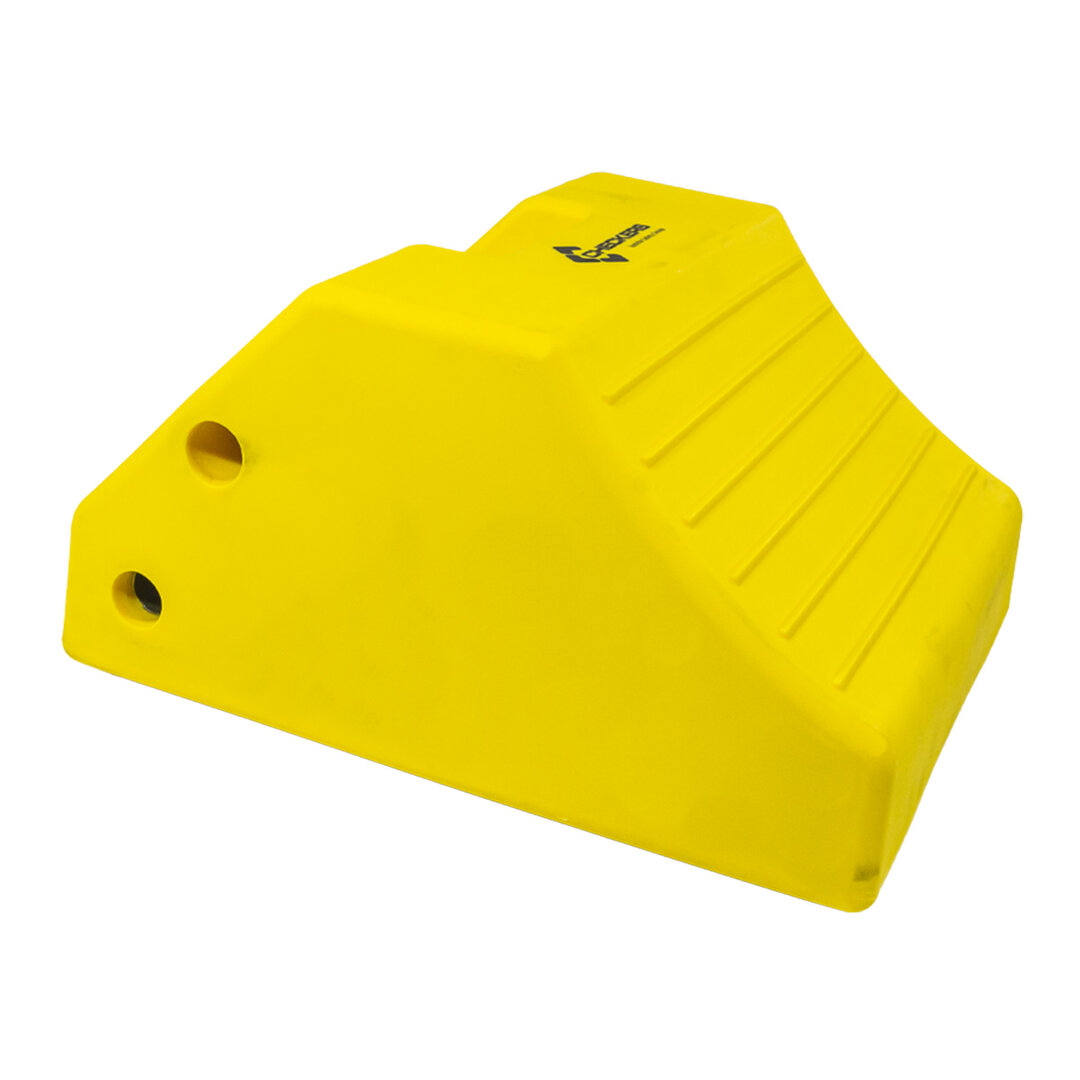 Žlutý plastový zakládací klín MC3010 - 45 x 38,5 x 25,5 cm