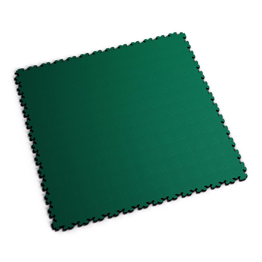 Zelená PVC vinylová zátěžová dlažba Fortelock XL (hadí kůže) - délka 65,3 cm, šířka 65,3 cm, výška 0,4 cm