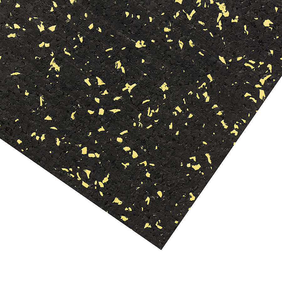 Různobarevná pryžová (10% EPDM STANDARD) fitness deska SF1050, FLOMA - délka 198 cm, šířka 98 cm a výška 2 cm 