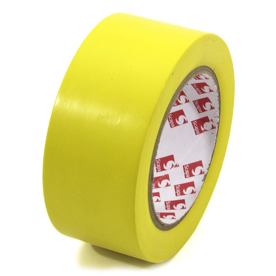 Žlutá vyznačovací páska Super - délka 33 m, šířka 5 cm