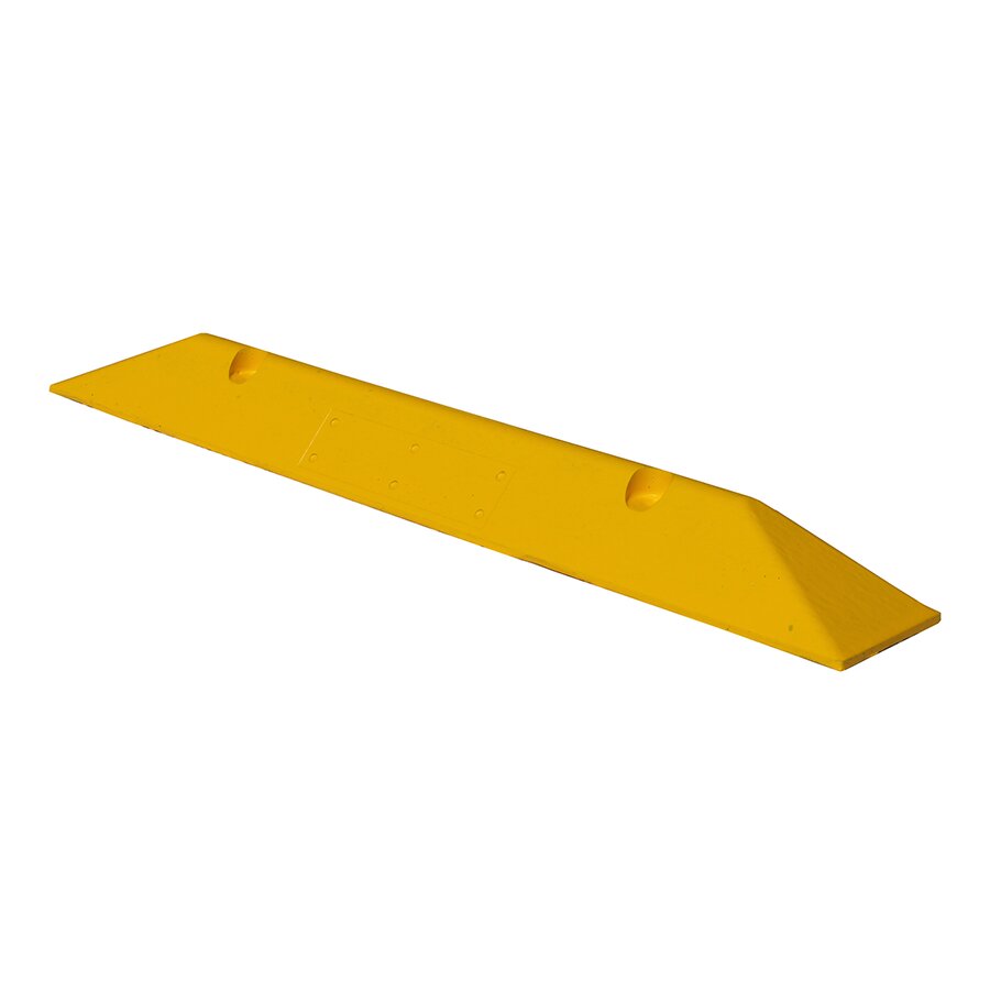 Žlutý plastový parkovací doraz Carstop - 78 x 10 x 6 cm
