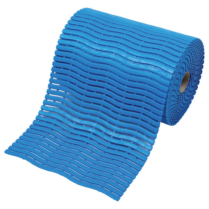 Modrá bazénová rohož Soft-Step - 15 m x 60 cm x 0,9 cm