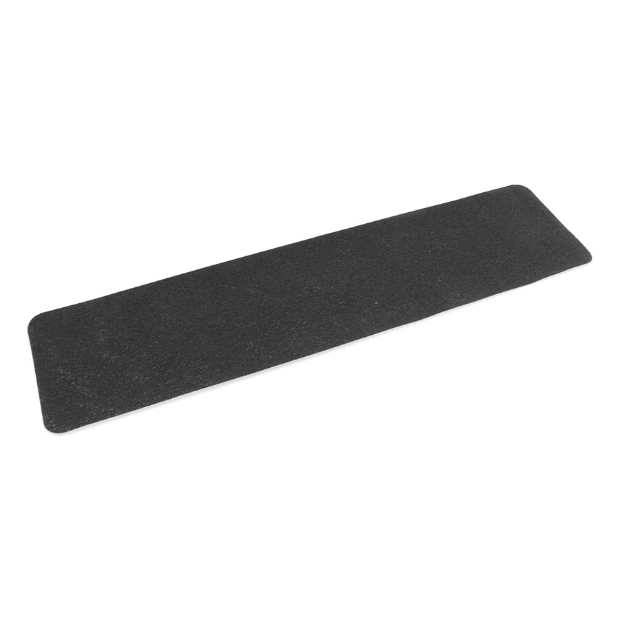 Béžová korundová protiskluzová páska (pás) na koberec FLOMA Standard - 15 x 61 cm a tloušťka 0,7 mm
