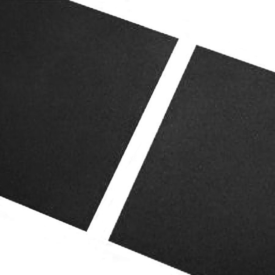 Černá gumová hladká dlaždice FLOMA - délka 200 cm, šířka 100 cm a výška 2,3 cm 