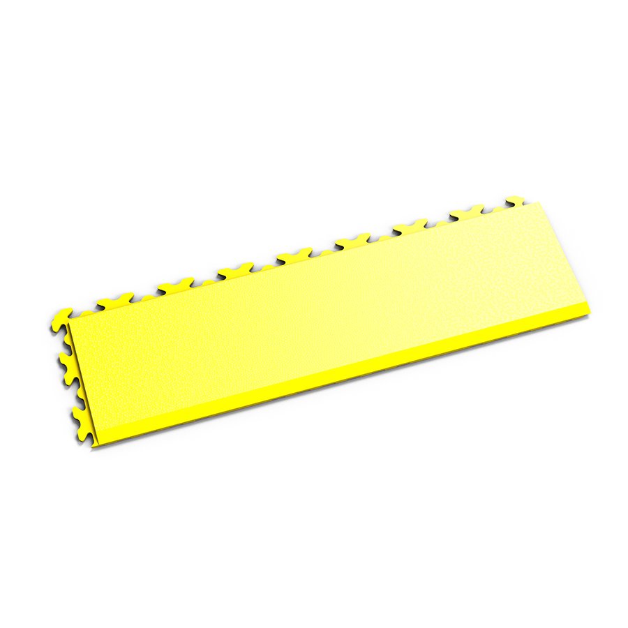 Žlutý PVC vinylový nájezd "typ D" Fortelock Invisible (hadí kůže) - délka 45,3 cm, šířka 14,5 cm, výška 0,67 cm