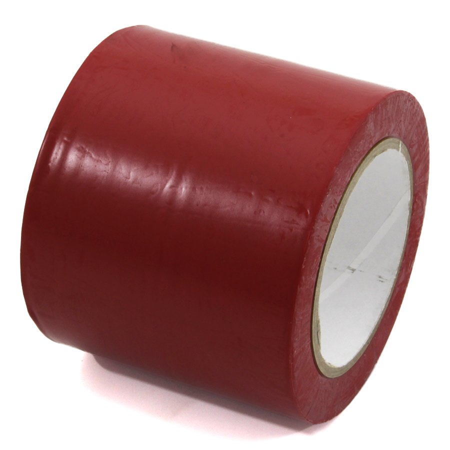 Červená vyznačovací páska Standard - délka 33 m, šířka 10 cm