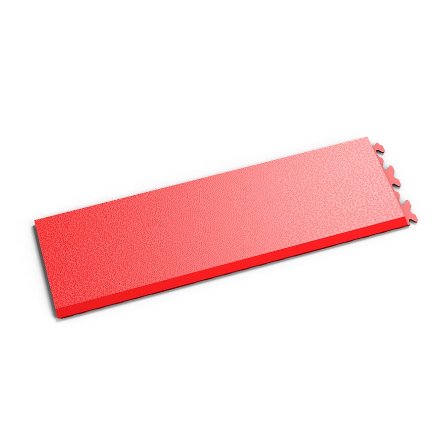 Červený PVC vinylový nájezd "typ A" Fortelock Invisible (hadí kůže) - délka 45,3 cm, šířka 14,5 cm, výška 0,67 cm