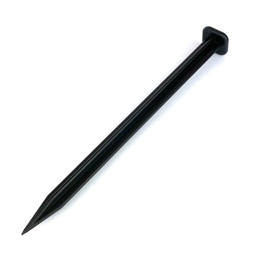 Černý plastový kotvící hřeb SMART - 18,5 cm